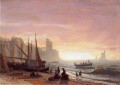 The Fishing Fleet luminism Albert Bierstadt